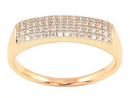 Каблучка XUPING Позолота 18K "Інкрустація цирконієм" (257247) р.17.5