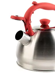 Чайник зі свистком Kamille KM-0693RD 2 л червоний - мініатюра 7