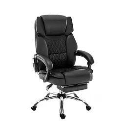 Крісло офісне Markadler Boss 6.0 Black з масажем