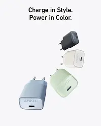Мережевий зарядний пристрій PowerPort 511 Nano IV - 30W USB-C Black Anker teh0022014 - мініатюра 3