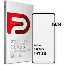 Скло захисне Armorstandart Pro Realme 14 5G / 14T 5G Black (ARM83563)
