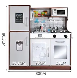 Кухня дитяча Kruzzel KD9150 дерев'яна (22114) - мініатюра 3