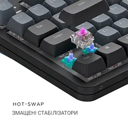 Ігрова клавиатура Dark Project ALU87 Midnight ENG/UA (DPKB_MIDNIGHT_87_ANSI_UA) - мініатюра 7