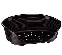 Пластиковий лежак для собак і котів Ferplast Siesta Deluxe 8 чорний 82×59,5×25 см 70208917