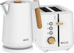 Тостер ECG ST 2768 Timber White - мініатюра 9