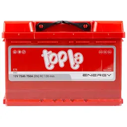 Акумулятор автомобільний Topla 75 Ah/12V Energy Euro 750A (108 075)