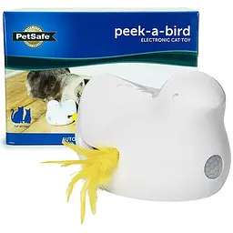 PetSafe Peek-a-Bird Electronic Cat Toy петсейф птичка інтерактивна іграшка для котів