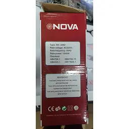 Фен для сушіння волосся Nova NV-3362 дорожній складна ручка 1000 Вт білий/рожевий - мініатюра 4