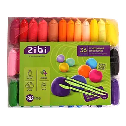 Легкий пластилін ZiBi, 36 кольорів, (ZB.6298)