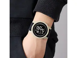 Чоловічий наручний годинник 2082KHBK Khaki-Black Skmei acs0030315 - мініатюра 4