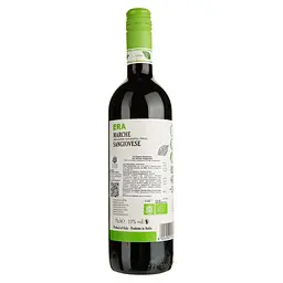 Вино Era Sangiovese Marche Organic, червоне, сухе, 12%, 0,75 л - мініатюра 2