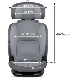 Автокрісло Kinderkraft Oneto3 i-Size Cool Grey KCONE300GRY0000 (00-00305211) - мініатюра 9