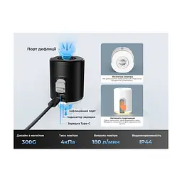 Ліхтар Flextail Tiny Pump 2X з функцією насосу чорний (TY2X1600-BK-i) - мініатюра 9