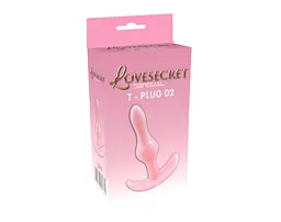 Анальна пробка Lovesecret T-Plug 02 8.5 см (рожевий) - мініатюра 5