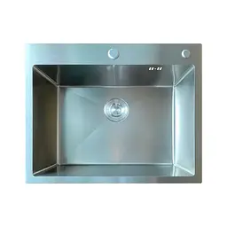Кухонна мийка з нержавіючої сталі Mixxus MH6050 Micro Decor Ss Color MI8220, Нержавіюча сталь