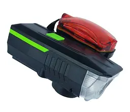 Вело фара з заднім ліхтарем мигалкою RB-B16 велосипедний ліхтар з кріпленням на батарейках - мініатюра 4