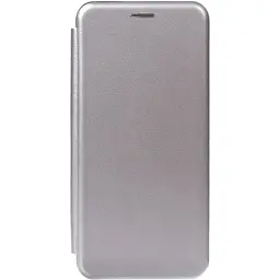Чохол-книжка Toto Book Rounded Leather Case Samsung Galaxy M20 Gray - мініатюра 2
