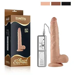 Вібратор Real Extreme Vibrating Dildo 9.5"