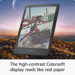 Електронна книга з підсвічуванням Amazon Kindle Colorsoft Signature Edition 1st Gen. 32 GB Metallic Black - мініатюра 4