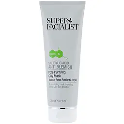 Маска глиняна для очищення обличчя Super Facialist Salicylic Acid Anti Blemish 125 мл