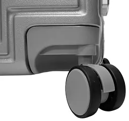 Валіза велика L Madisson Snowball 66503 L 74x49x31 см 100% полікарбонат на клямках Срібна - мініатюра 10