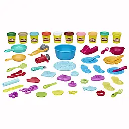 Ігровий набір пластиліну Hasbro Play-Doh Мега набір кухарів (C3094) - мініатюра 2