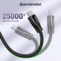 Кабель HDMI UGREEN HD140 2.1 8K 60 Гц 2 м чорний (80403) - мініатюра 3