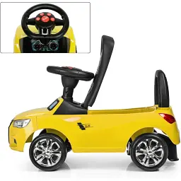 Каталка-толокар Bambi M 3147A-6 музичний жовтий - мініатюра 4