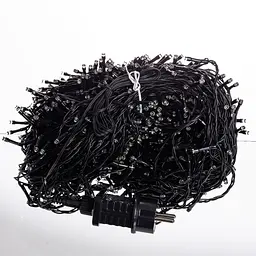 Новорічна гірлянда Різдвяна фея GarlandoPro 100 м 1000 LED чорний дріт Білий CF1000L100MBW - мініатюра 3
