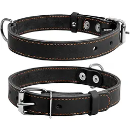 Нашийник Collar одинарний, 38-50х2,5 см, чорний