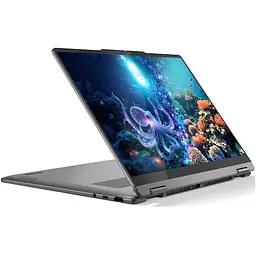 Ноутбук Lenovo Yoga 7 2- в- 1 14ILL10 Intel Core Ultra 7 256 В до 4, 8 ГГц, 14 WUXGA, OLED, сенсорним екраном, 16 ГБ LPDDR5x, 1 ТБ SSD, Intel Arc, Windows 11 Pro, Luna Grey - мініатюра 3