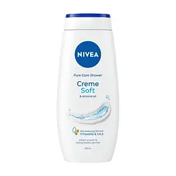 Гель для душу Nivea Creme Soft & Almond Oil Pure Care Shower 250 мл (4005808124015)