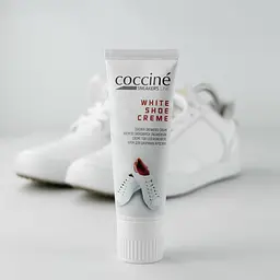 Живильний крем для спортивного взуття Coccine Sneakers White Shoe Creme, 75 мл — білий, догляд та відновлення кольору кросівок - мініатюра 2