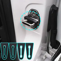 Упор замка дверей Volkswagen, Audi, Skoda чорний 11х10х1см гума 4E4837763 4шт (демпфер)