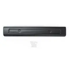 Зимова Накладка на бампер середина коротка Volkswagen T5 2003-2009 Глянець FLY