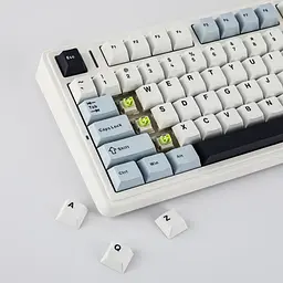 Ігрова механічна клавіатура AULA F75 / Три режими підключення / Leobog Axis Reaper Switch / White - мініатюра 5