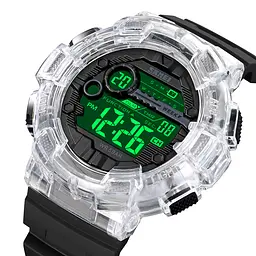 Наручний годинник чоловічий 2110WT White Skmei acs0030269 - мініатюра 2