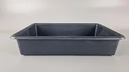 Піддон пластиковий для розсади 40×25×7 см, прямокутний технічний для касет і склянок