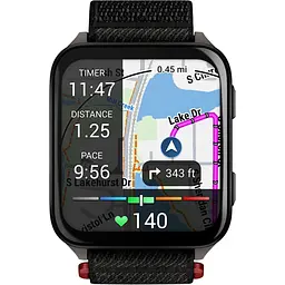 Смарт-годинник Garmin Venu X1 Black with Slate Titanium Caseback and Black ComfortFit Nylon Band (010-02980-00/02) [138712] - мініатюра 6