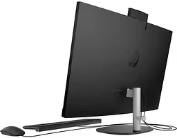 Комп'ютер персональний моноблок HP All-in-One 27" FHD IPS AG Intel i3-1315U 8GB F512GB UMA WiFi кл+м DOS чорний - мініатюра 4