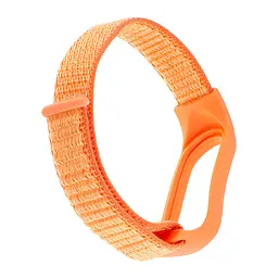 Ремінець Nylon Mi Band 3/4/5/6/7 Orange - мініатюра 2