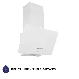 Витяжка декоративна похила MINOLA HDN 5224 WH 700 LED - мініатюра 2