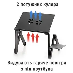 Столик для ноутбуку UFT Sprinter T6 Black 17" - мініатюра 6