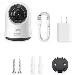 Камера відеонагляду Baseus Security P1 Pro Indoor 3K Camera (S0TV022132) - мініатюра 2