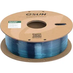 Пластик для 3D-принтера eSUN PLA Clear Rainbow 1,75mm 1kg PURPLE BLUE CYAN (PLA-CLRB175RB-ZUCY1P1) - мініатюра 3