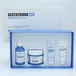 Набір засобів для обличчя з гіалуроновою кислотою та вітамінами Glutathione Hyal Aqua Multi Care Kit Medi-Peel - мініатюра 3