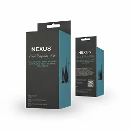 Набір анальних іграшок Nexus Anal Beginner Kit 3 шт. чорний - мініатюра 4