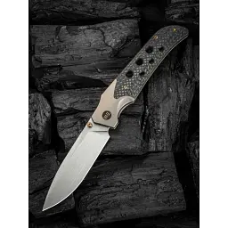 Ніж Weknife WE-Guthrie Champagne Titanium Twill CF - мініатюра 5