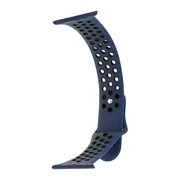 Ремінець Nike Sport Apple Watch 42/44/45/46/49 mm Midnight Blue Black - мініатюра 1