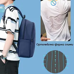 Рюкзак Tigernu T-B9017 15.6 Blue - мініатюра 4